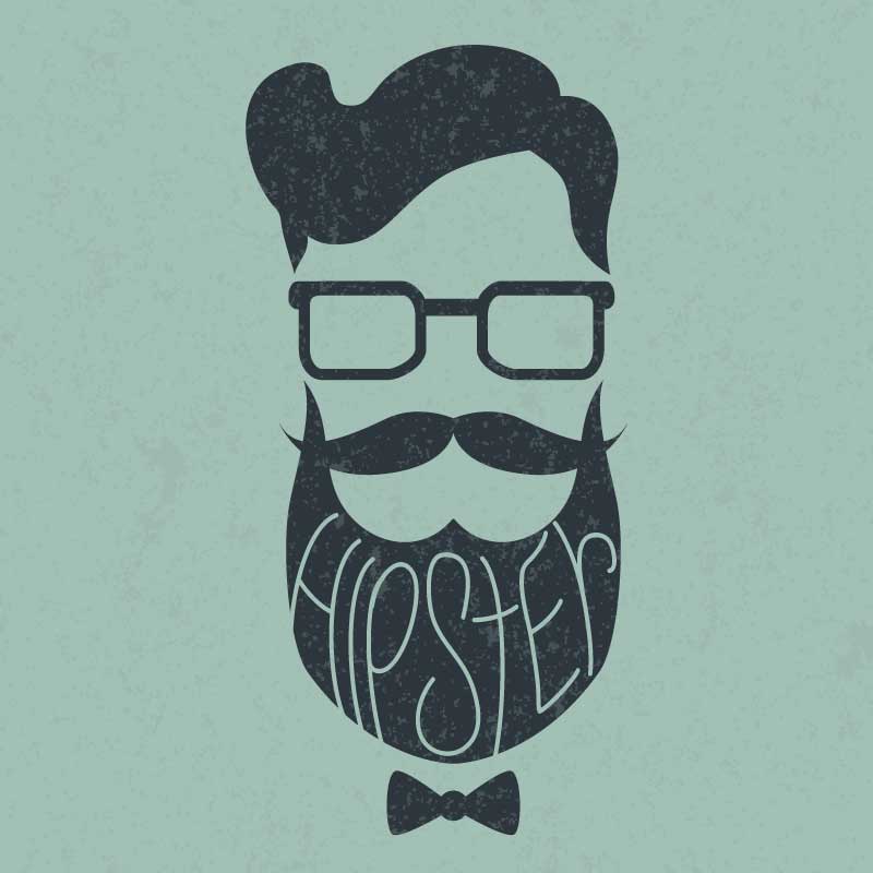 Hipster Beard Poster – MuPrint.com