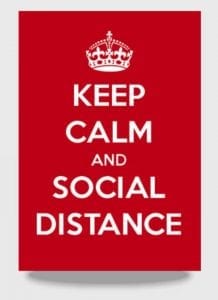 Keep Calm And Social Distance