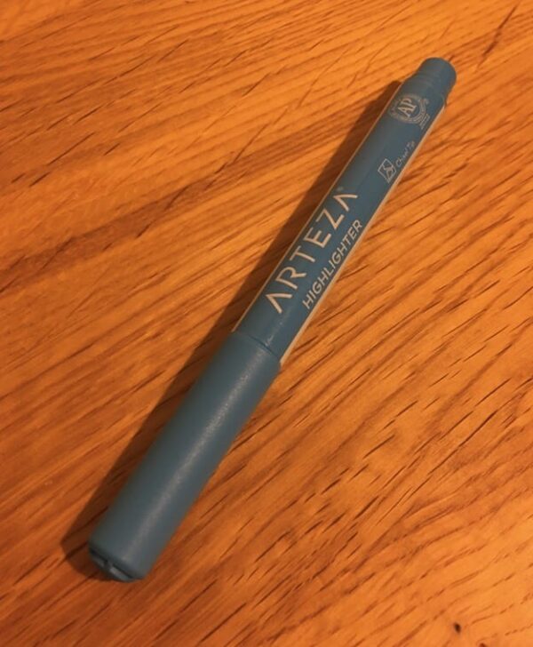 Small Highlighter Pen (Blue)