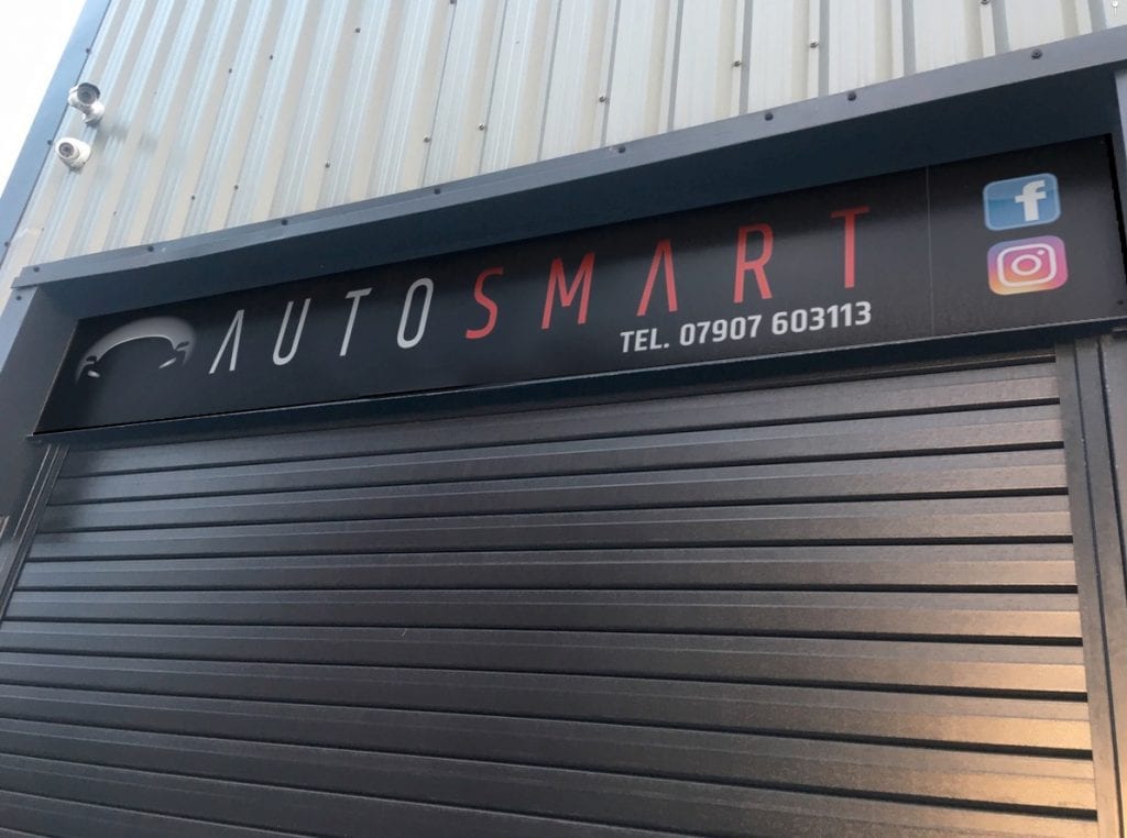 AutoSmart Shop Sign