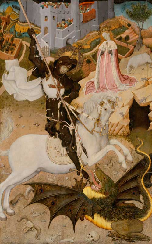 Saint George and the Dragon - Bernat Martorell