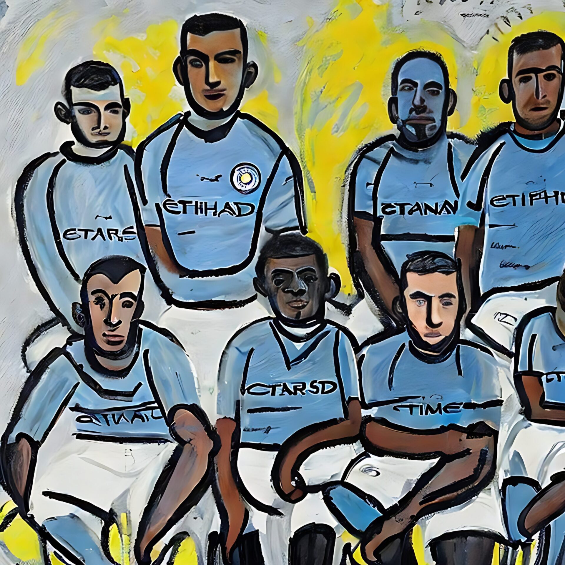 Picasso-style Manchester City