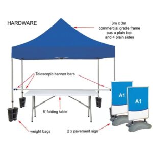 Market Trader Gazebo Kit Including Banners